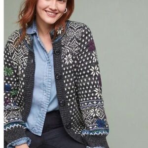 Anthropologie Nordic Style Sweater